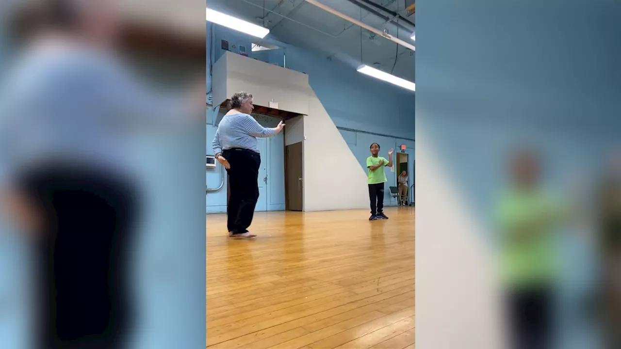 Teacher challenges 8-year-old to viral 'Veggie Dance' dance-off