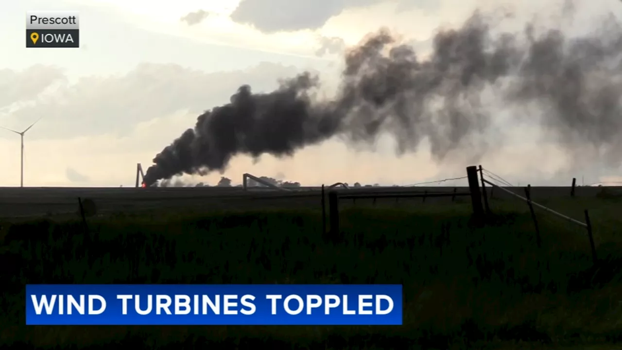 Iowa tornadoes kill 1, cause major damage in rural city south of Des Moines amid severe storms