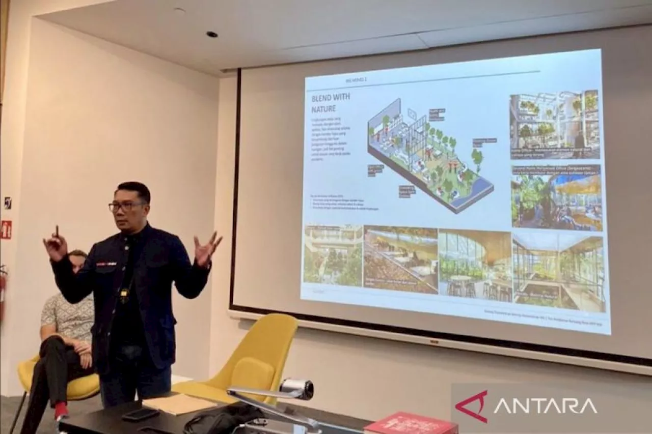 Ridwan Kamil paparkan konsep forest city IKN di depan mahasiswa NUS