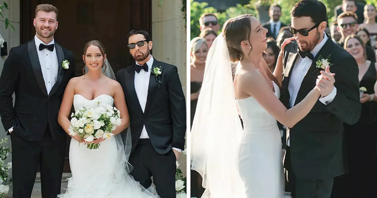 Eminem Gets Emotional As He Shares First Dance At Daughter Hailie Jade’s Wedding