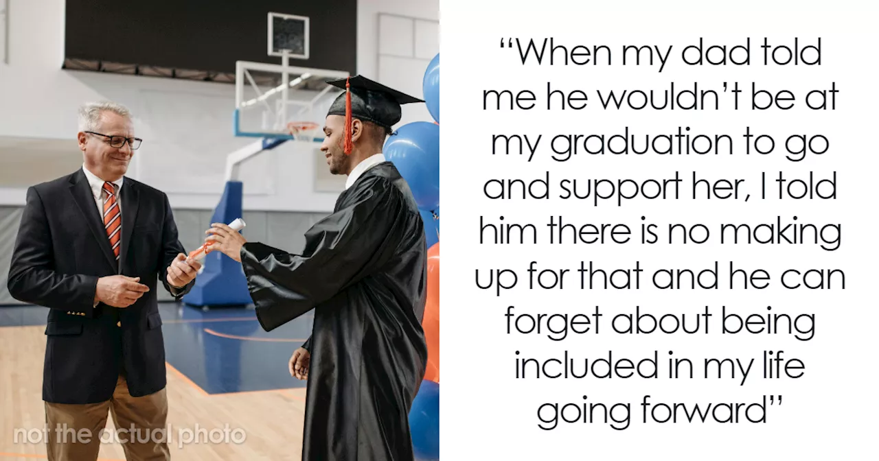 'I Will Always Come Second': Dad Skips Son's High School Graduation For Stepdaughter's Event