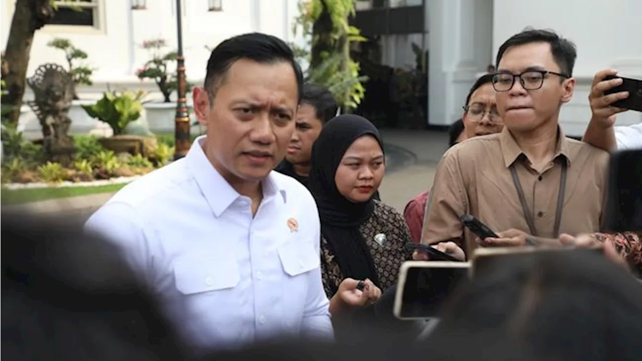 Kejar Target Seritikat Lahan, AHY Minta Tambah Anggaran ke Sri Mulyani