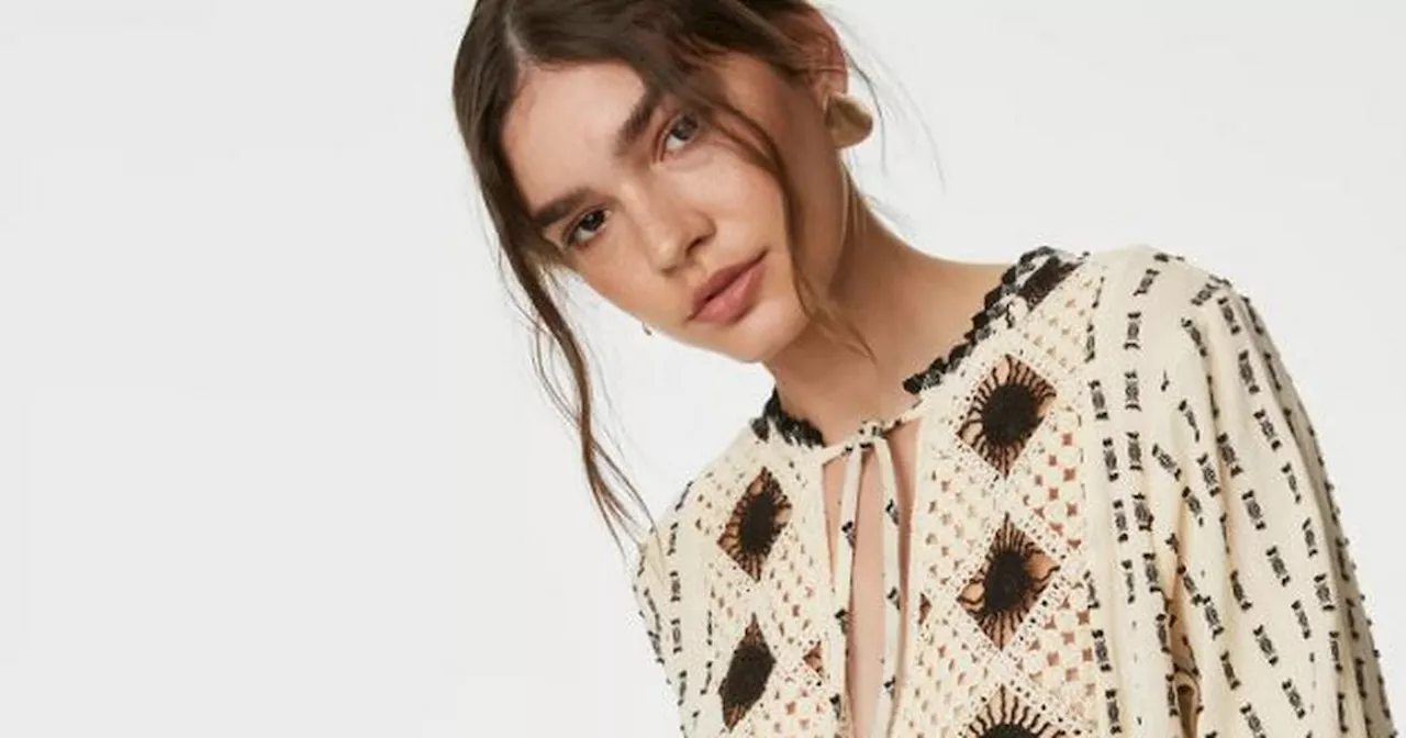 New M&S boho style summer dress with crochet details is holiday look 'in demand'