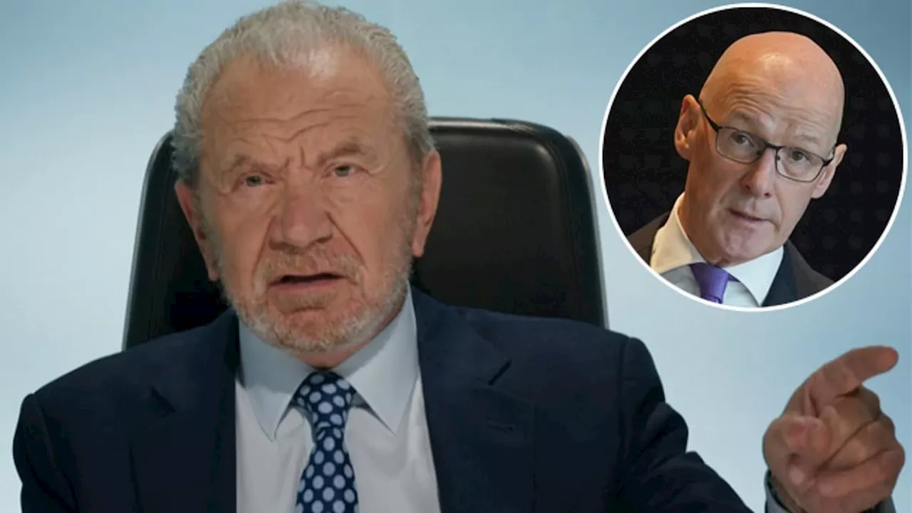 GRAHAM GRANT: John Swinney on The Apprentice? I'd give it just five minutes until Lord Sugar finally...