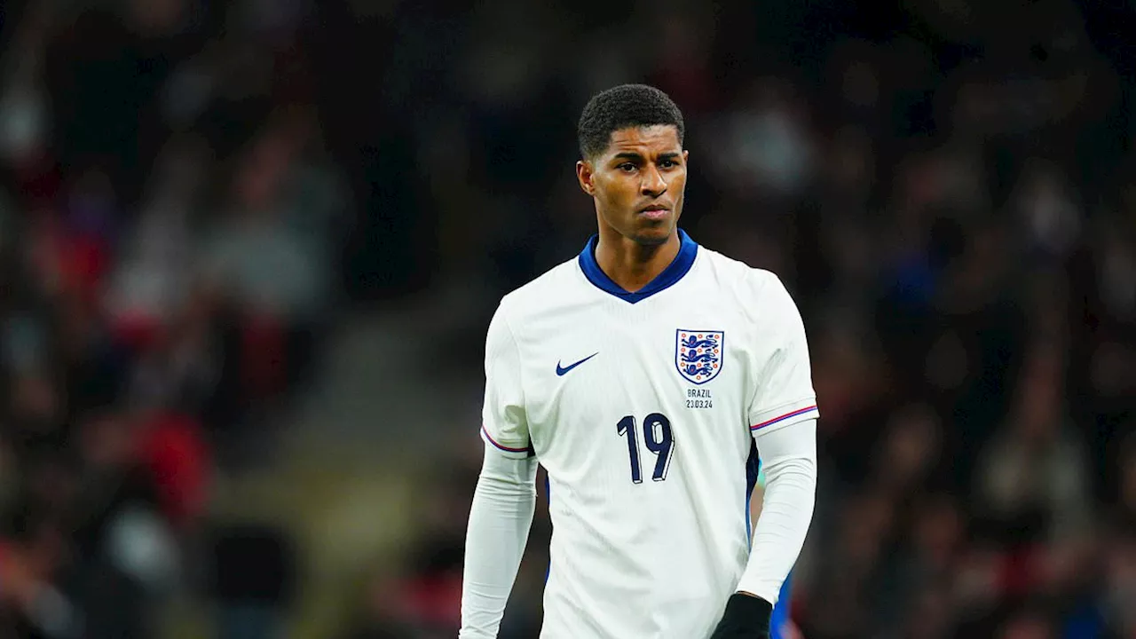 Marcus Rashford breaks his silence with 14-word response after being axed from England's Euro 2024...