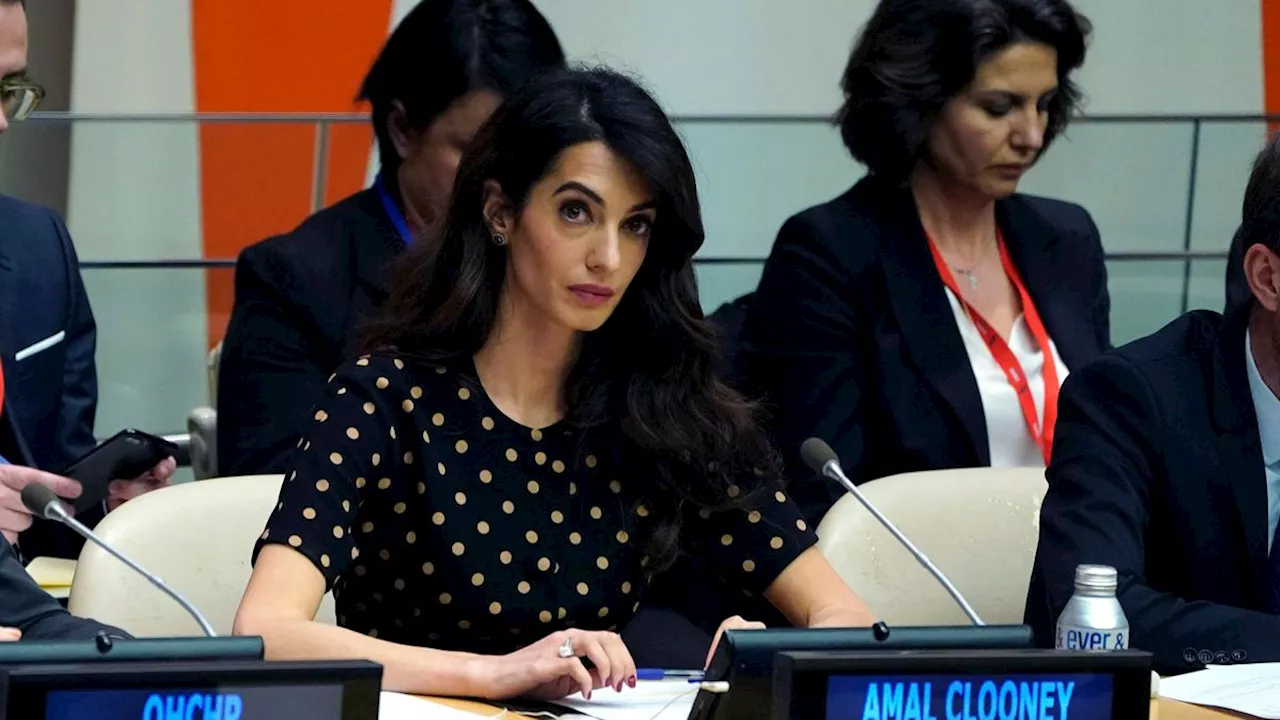 Erklärung der Menschenrechtsanwältin: Amal Clooney empfahl Haftbefehle gegen Netanyahu und Hamas-Führer