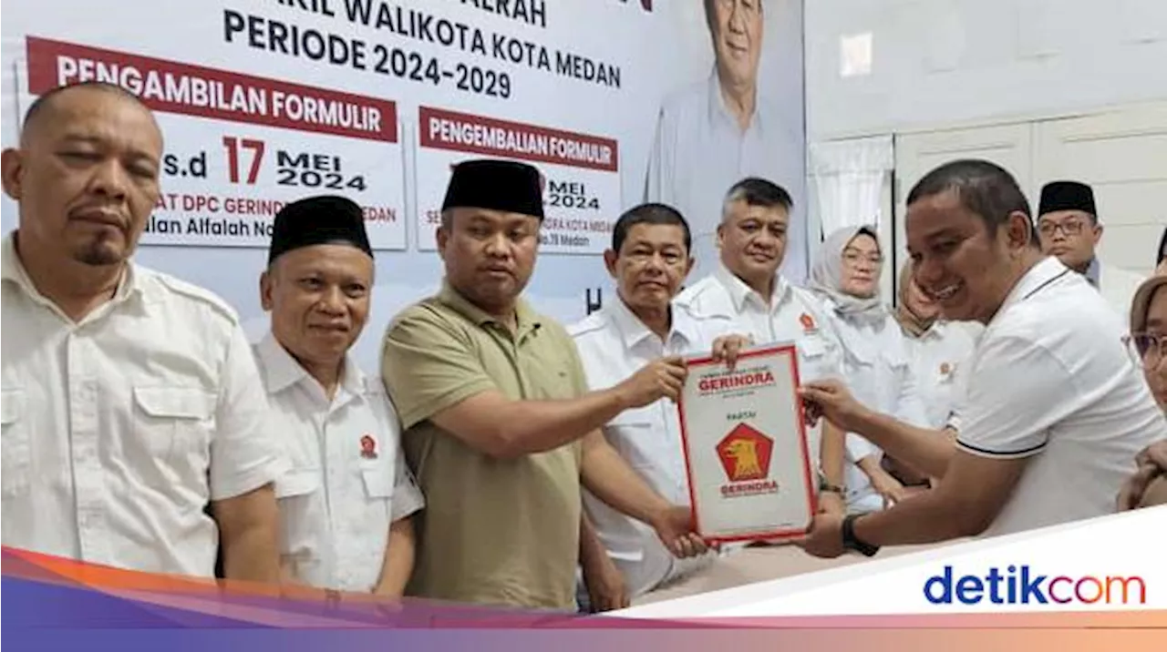 Gerindra Berpeluang Dukung Bakhtiar jadi Walkot Medan, Bakal Koalisi dengan NasDem