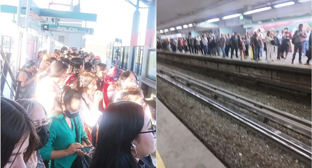 Retrasos y saturación de usuarios en Línea B del Metro CDMX, ¿qué fue lo que ocurrió?