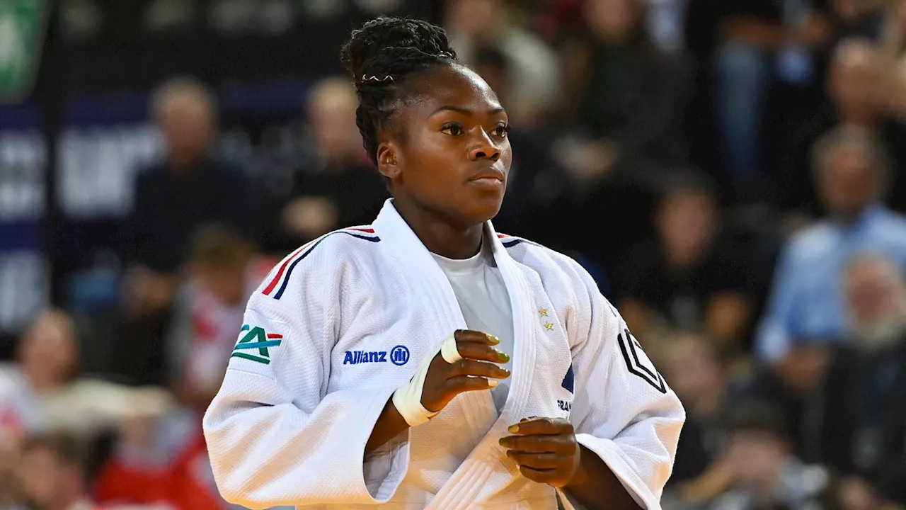 Clarisse Agbégnénou en bronze chez les -63 kg lors des championnats du monde à Abu Dhabi