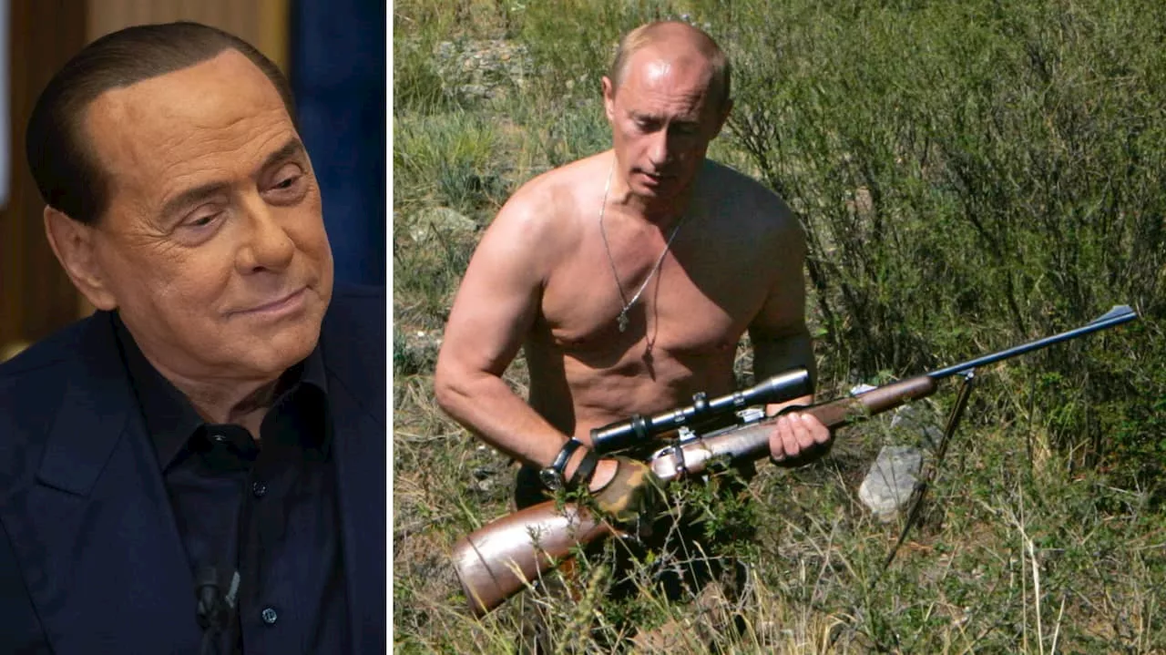 Putin skar ut hjärta – gav det till Berlusconi