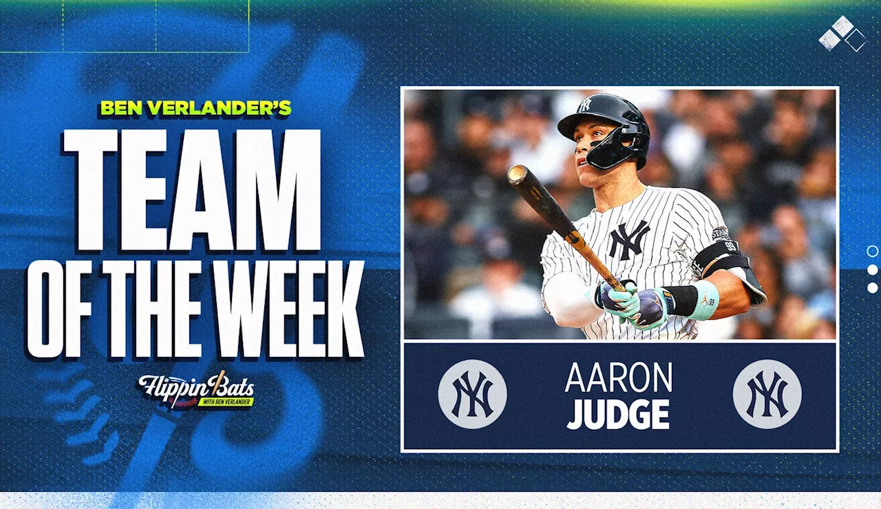 Aaron Judge, Mookie Betts headline Ben Verlander's Team of the Week