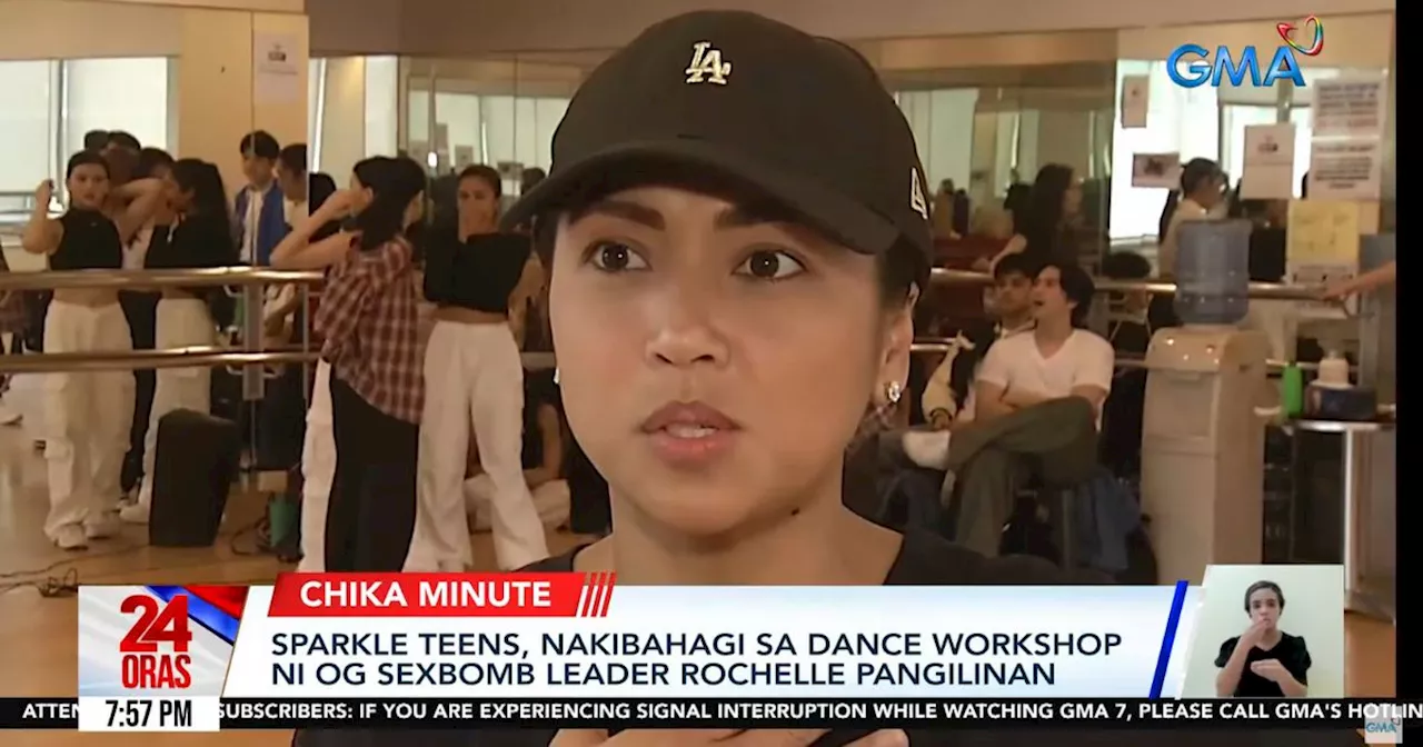 Rochelle Pangilinan holds dance masterclass for Sparkle teen artists