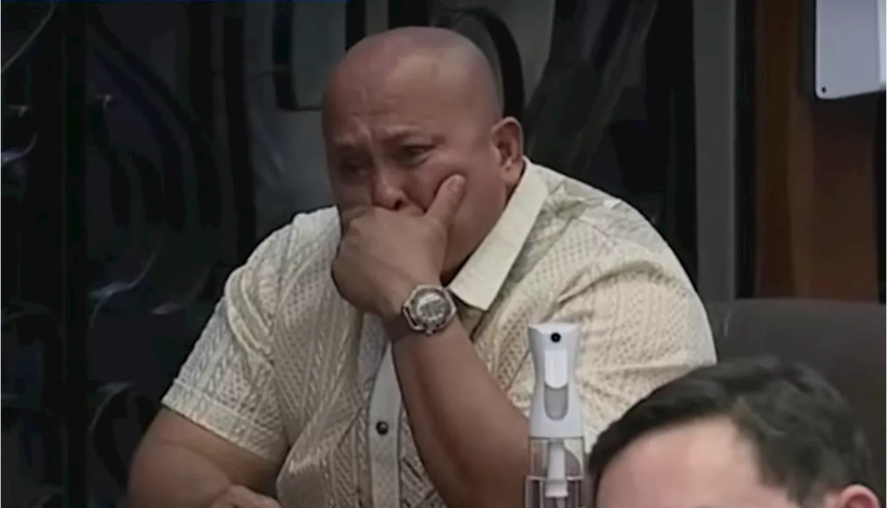 Weeping Bato dela Rosa turns out voting for Escudero as Senate president