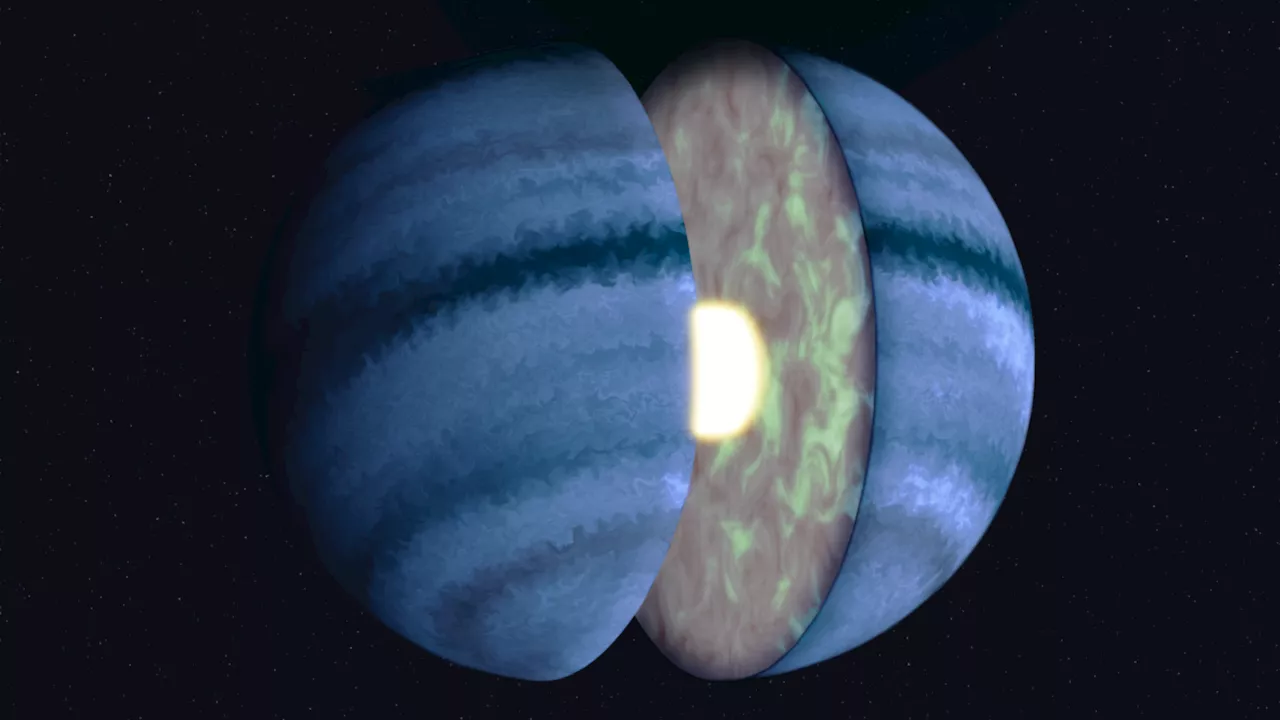 Webb telescope peers deep into core of cotton candy-like planet, a first