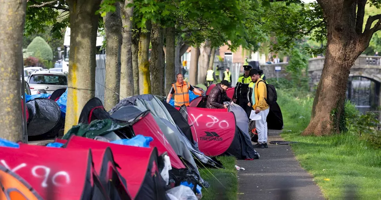 Grand Canal tents: New operation takes place to clear encampment in capital