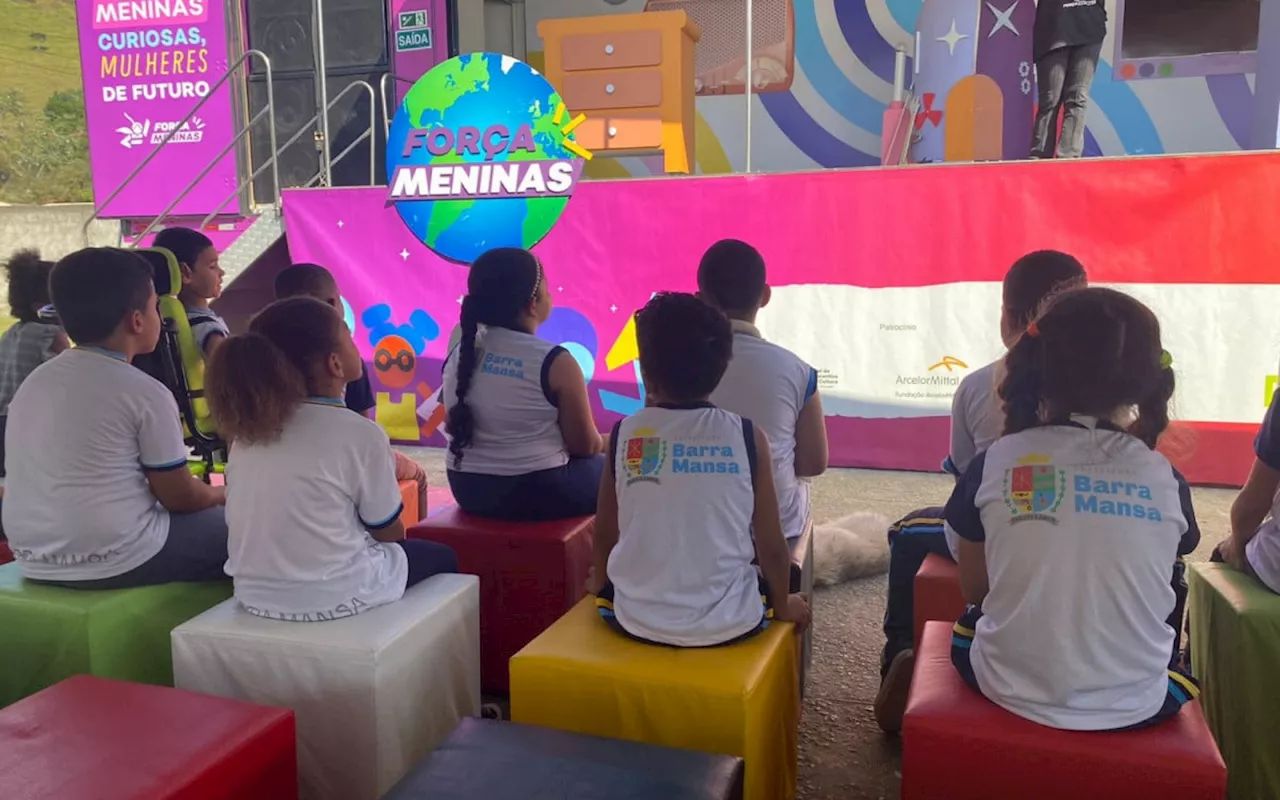 Escola Jahyra Fonseca Drable recebe expedição ‘Meninas Curiosas, Mulheres do Futuro’