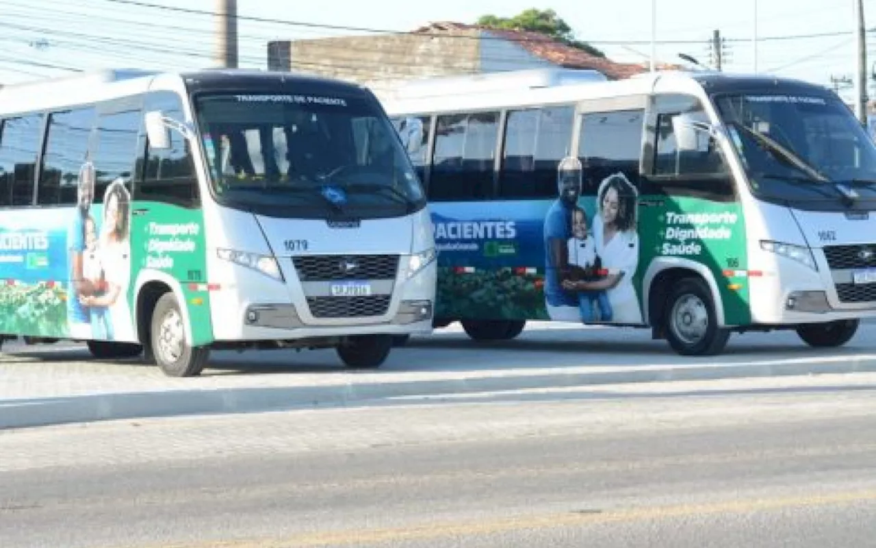 Iguaba entrega novos ônibus para a frota de Transporte de Pacientes