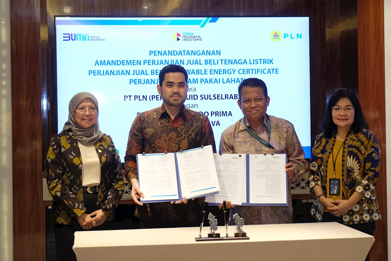 Dukung Green Industri, PLN dan Ceria Group Teken Perjanjian REC