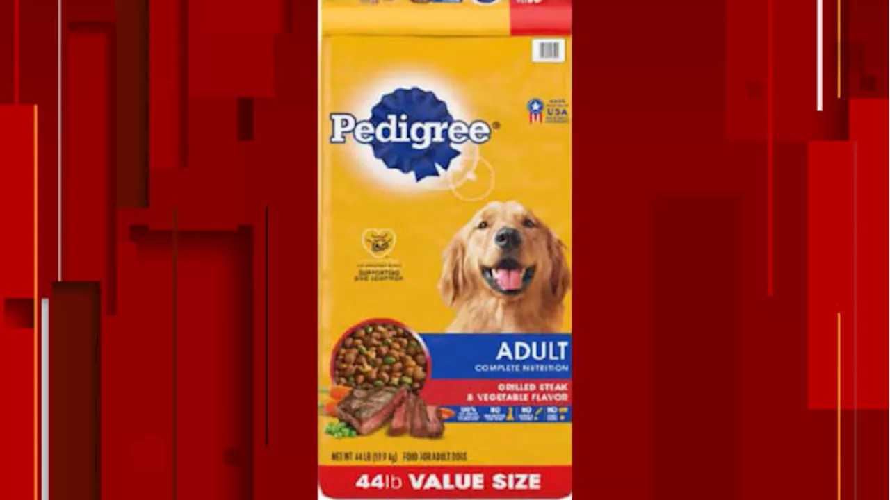 Recall issued for dog food sold at Walmart due to possible metal contamination