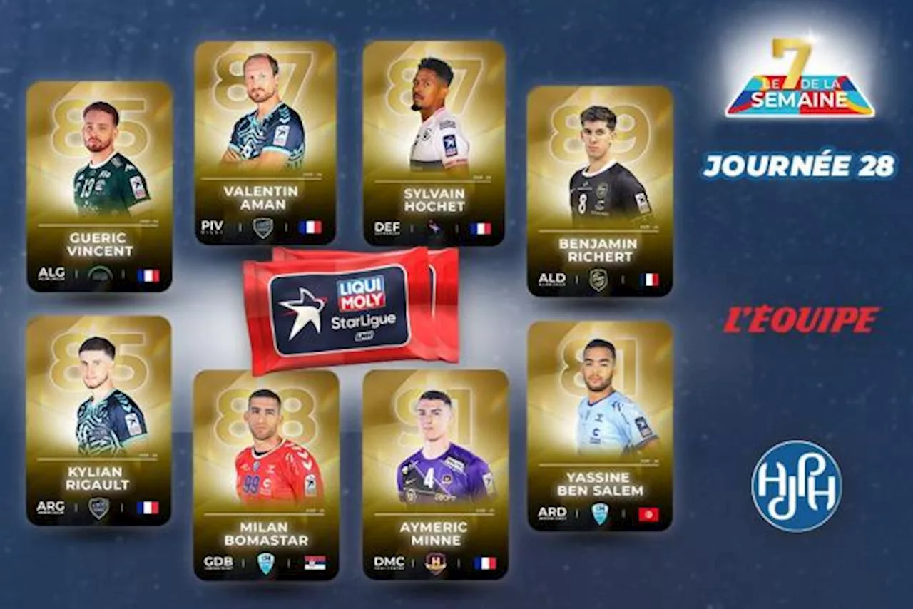 Aymeric Minne et Guéric Vincent dans le « 7 de la semaine » de Liqui Moly Starligue