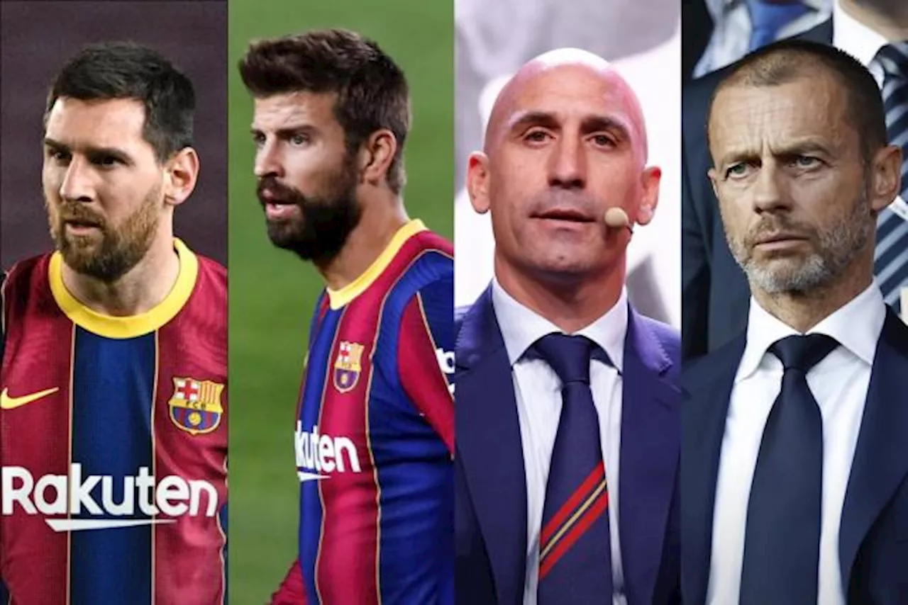 Messi, Piqué, Rubiales et Ceferin soupçonnés d'une possible tentative de détournement de fonds