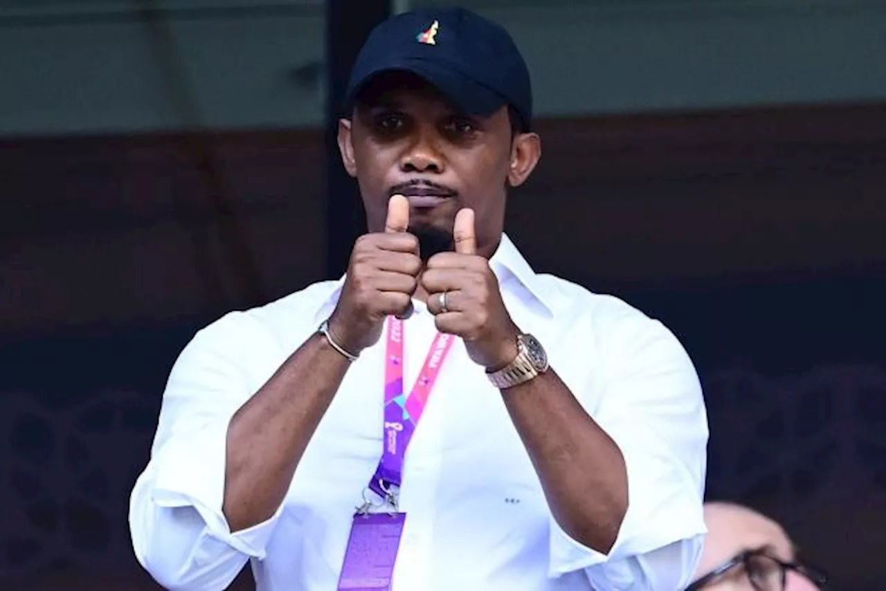 Samuel Eto'o, le président de la Fédération camerounaise, limoge le sélectionneur Marc Brys