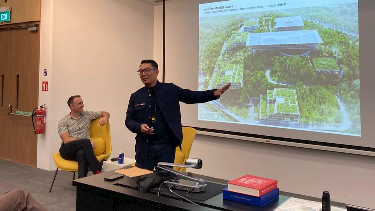 Beri Kuliah Umum di National University of Singapore, Ridwan Kamil Bicara soal IKN