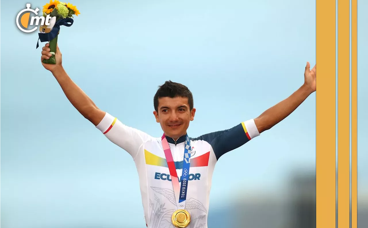 Carapaz, oro en Tokio 2020, acusa a Federación de Ecuador de quitarle boleto a París 2024