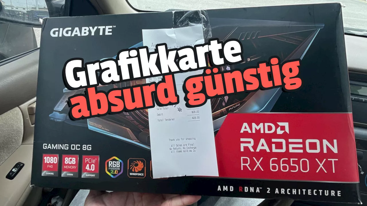 Gamer bekommt AMD-Grafikkarte für absurde 19 Euro, obwohl sie im Handel über 200 Euro kostet