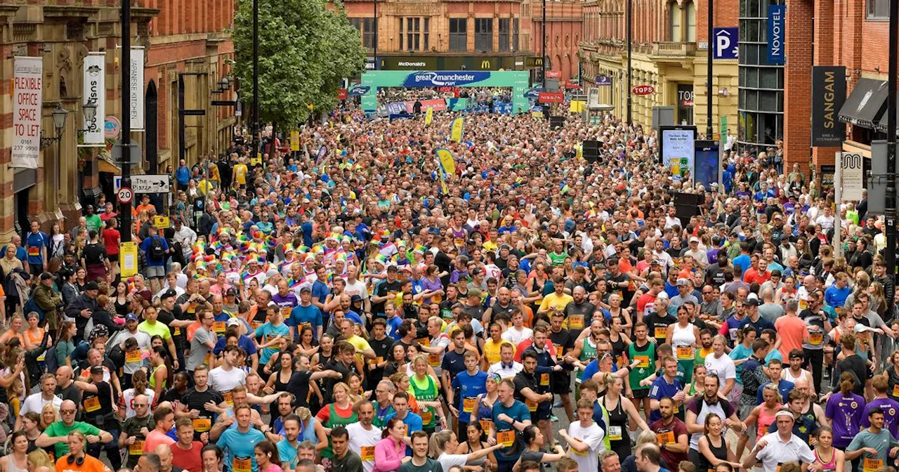 Great Manchester Run 2024 LIVE 10k and half marathon results, photos ...