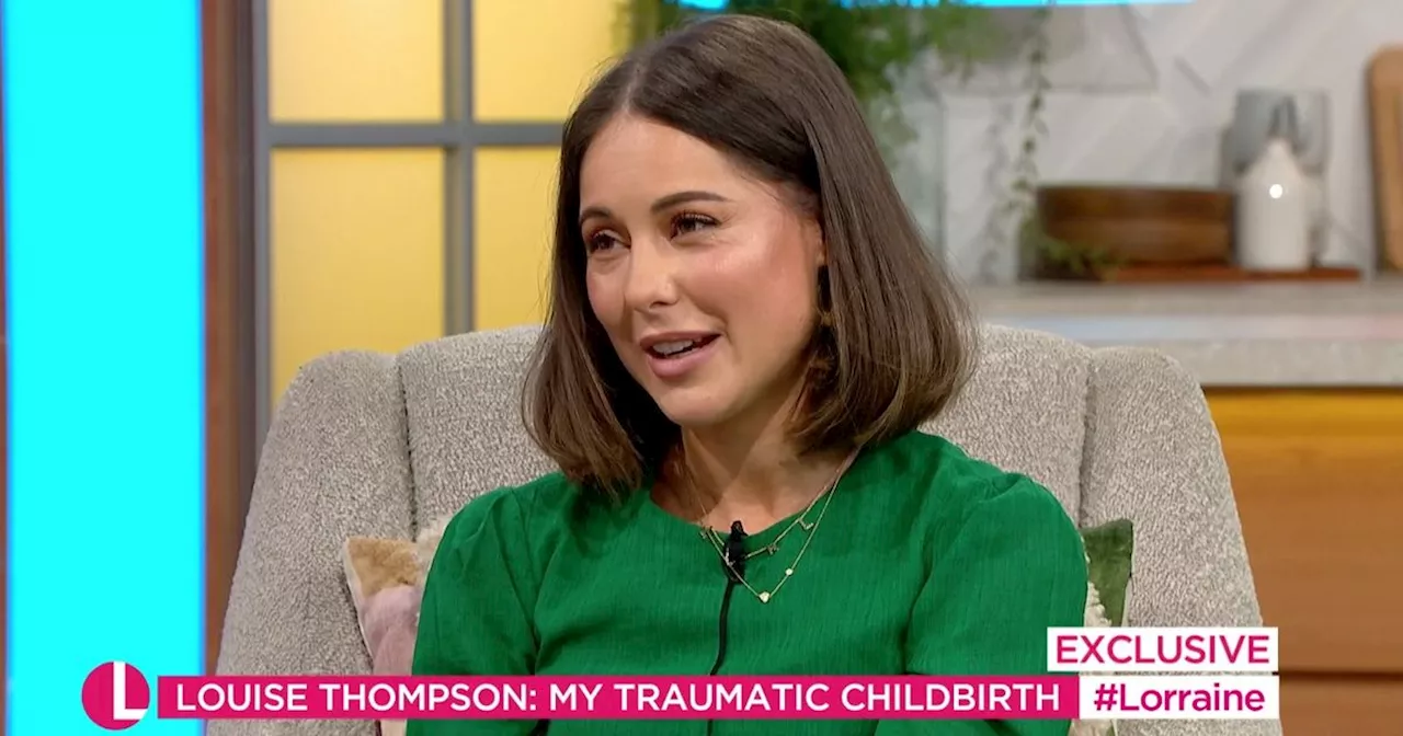 Louise Thompson in family admission after watching herself almost bleed to death