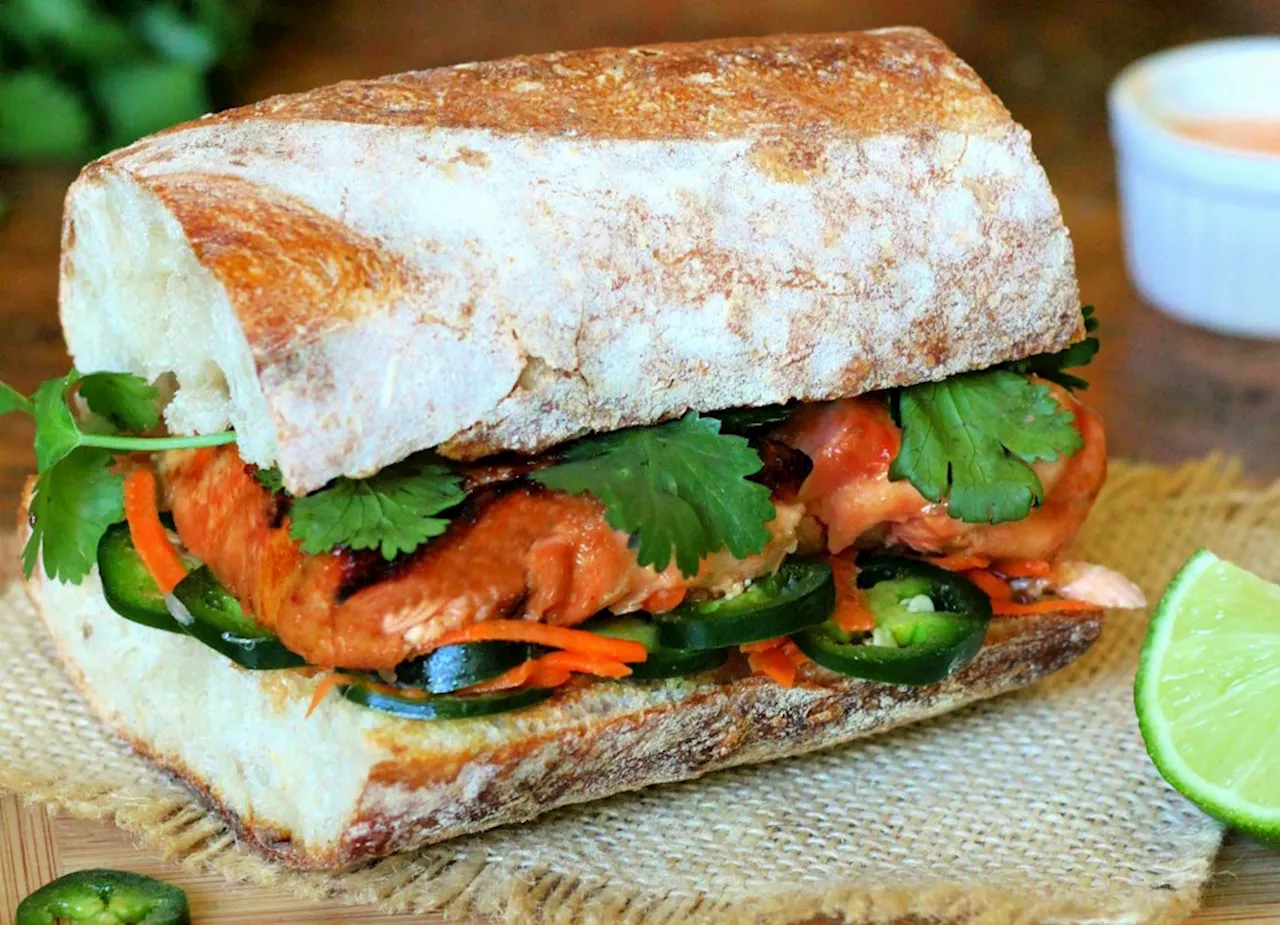 TasteFood: Soy-slicked salmon adds a flavorful twist to banh mi