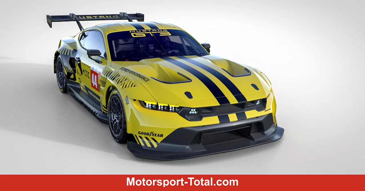 24h Le Mans 2024: Ford präsentiert Lackierung für den dritten Mustang GT3