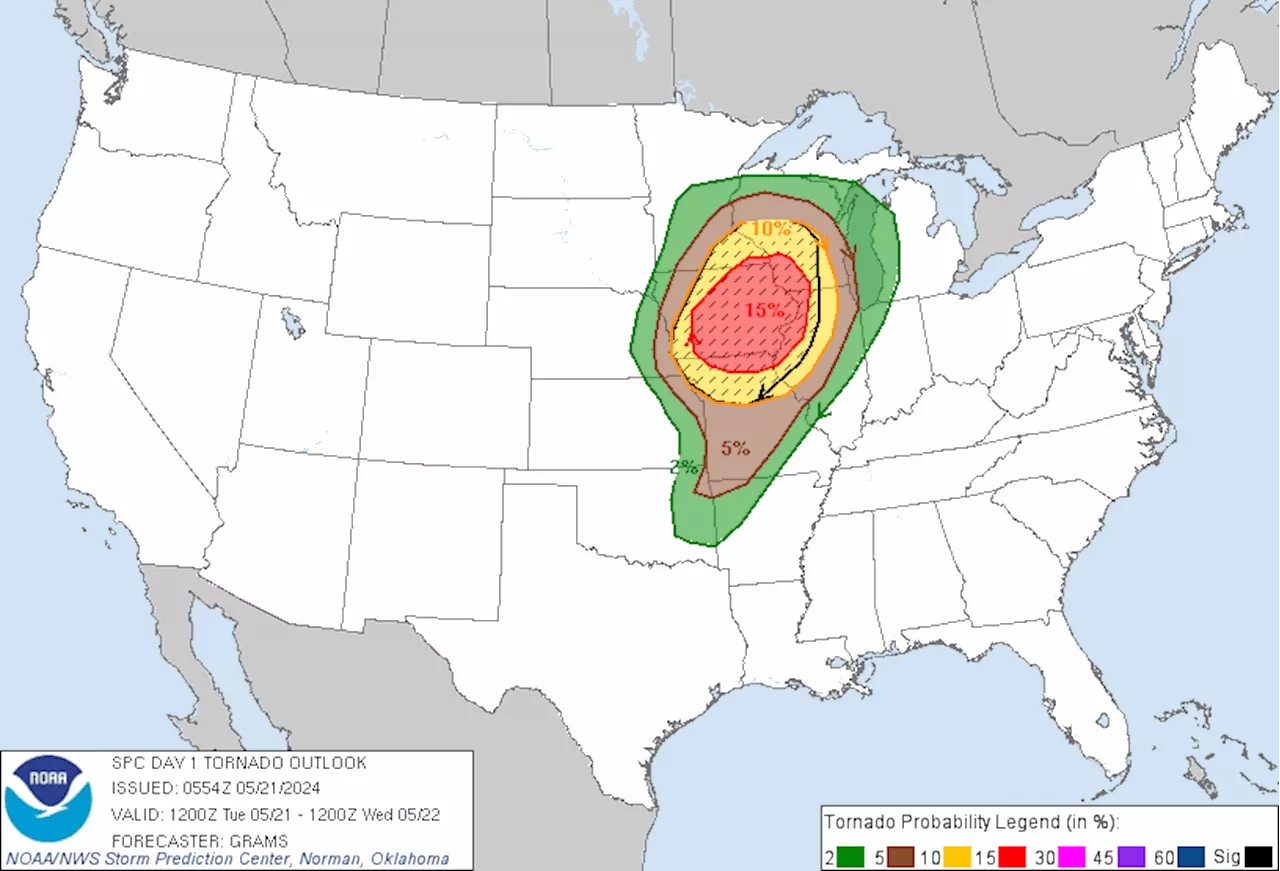 Severe Tornado Warnings Across Midwest After Nebraska Pounded With Huge Hail Stones