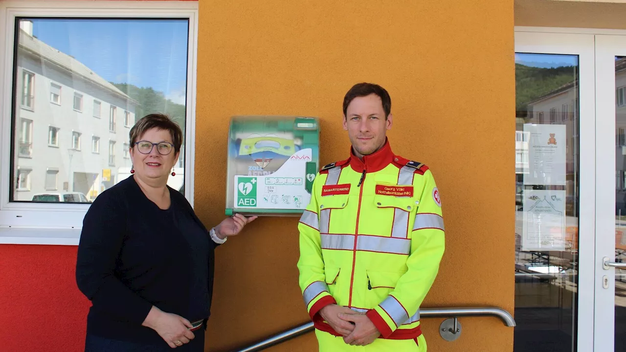 Das Volksheim bekam einen Lebensretter