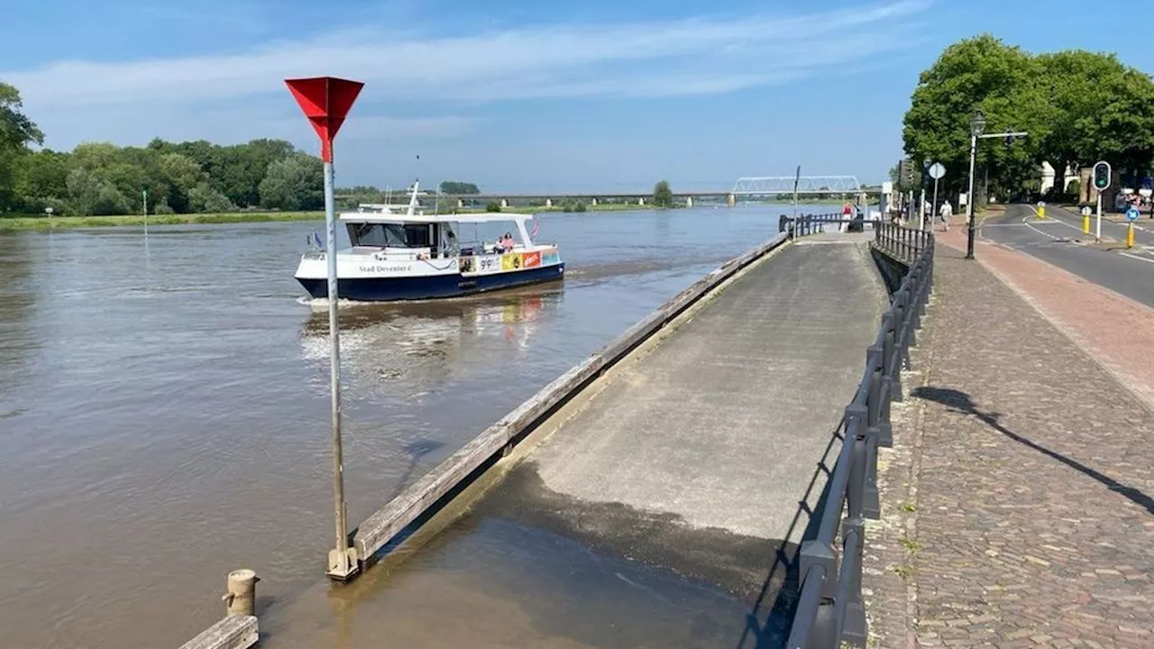 Overijssel bereidt zich voor op hoogwatergolf in de IJssel