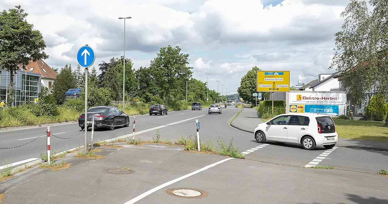 Von Tempo 30 mit Schwung auf 70: Bielefelder Beschleunigungsausfahrt gefährdet Radler