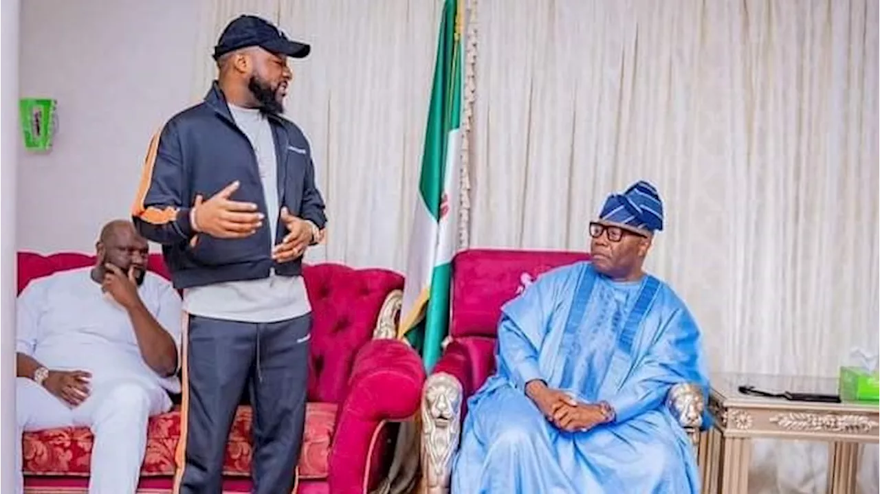 ‘Don’t allow anybody drag you into politics’- Akpabio to Davido