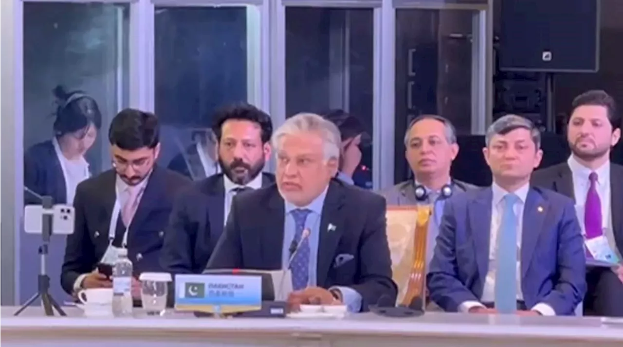 SCO Foreign Ministers' Council Meeting : FM Ishaq Dar Calls for Practical Measures Against Terrorism