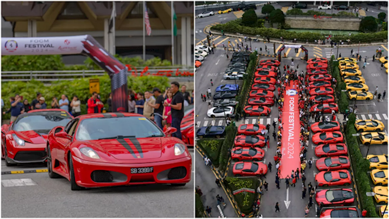 297 Ferraris Gather At Genting Highlands To Set Malaysian Record