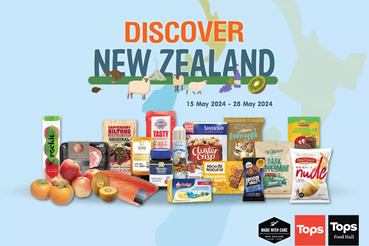 ท็อปส์ ในเครือเซ็นทรัล รีเทล จัดงาน “Discover New Zealand” ชวนช้อปสินค้าคุณภาพจากแดนกีวี