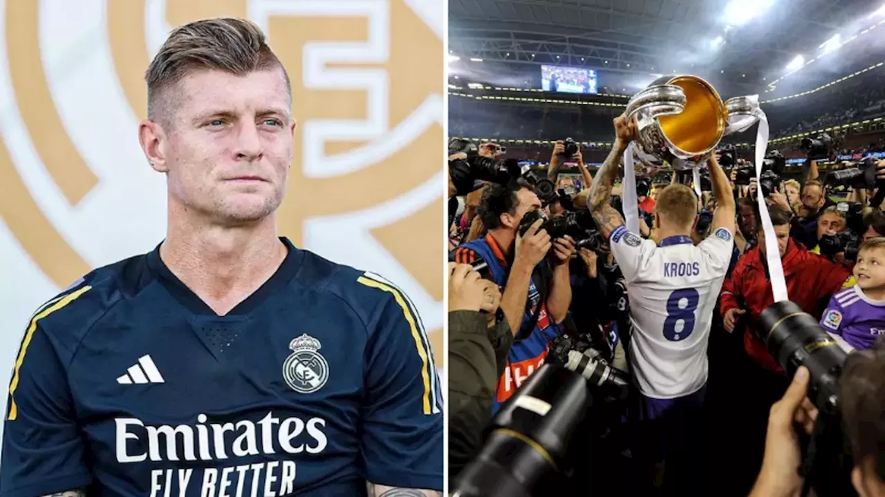 Real Madrid midfielder Toni Kroos announces shock retirement in emotional statement