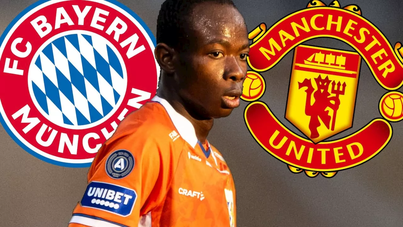 Manchester United och Bayern München följer Malick Yalcouyé