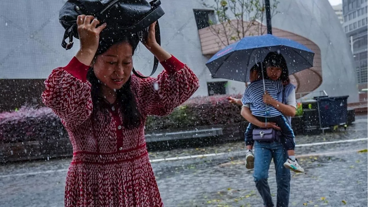 Hong Kong issues amber rainstorm warning on Tuesday morning amid week of unstable weather