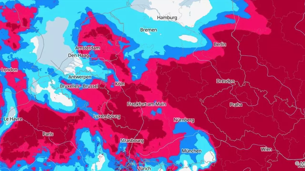 Unwetter: Karten zeigen, wo Gewitter aufziehen und Starkregen fällt