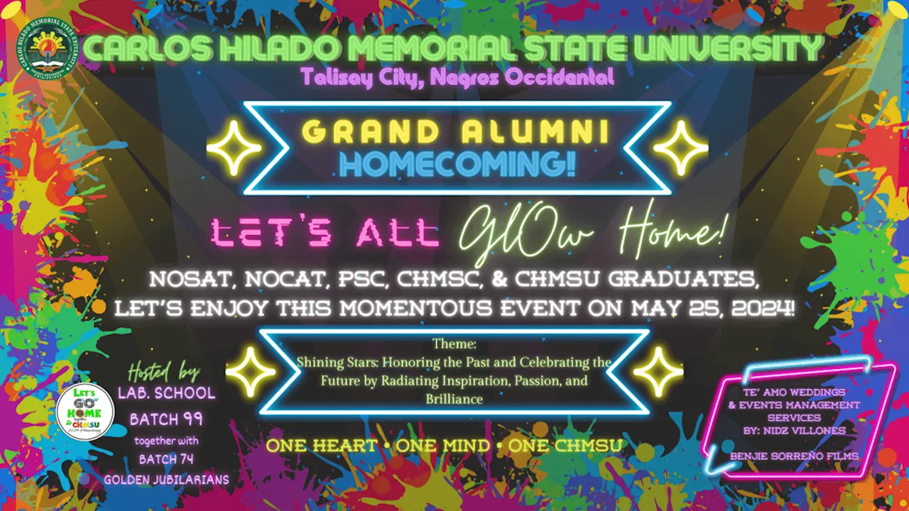 Alumni homecoming at CHMSU all set