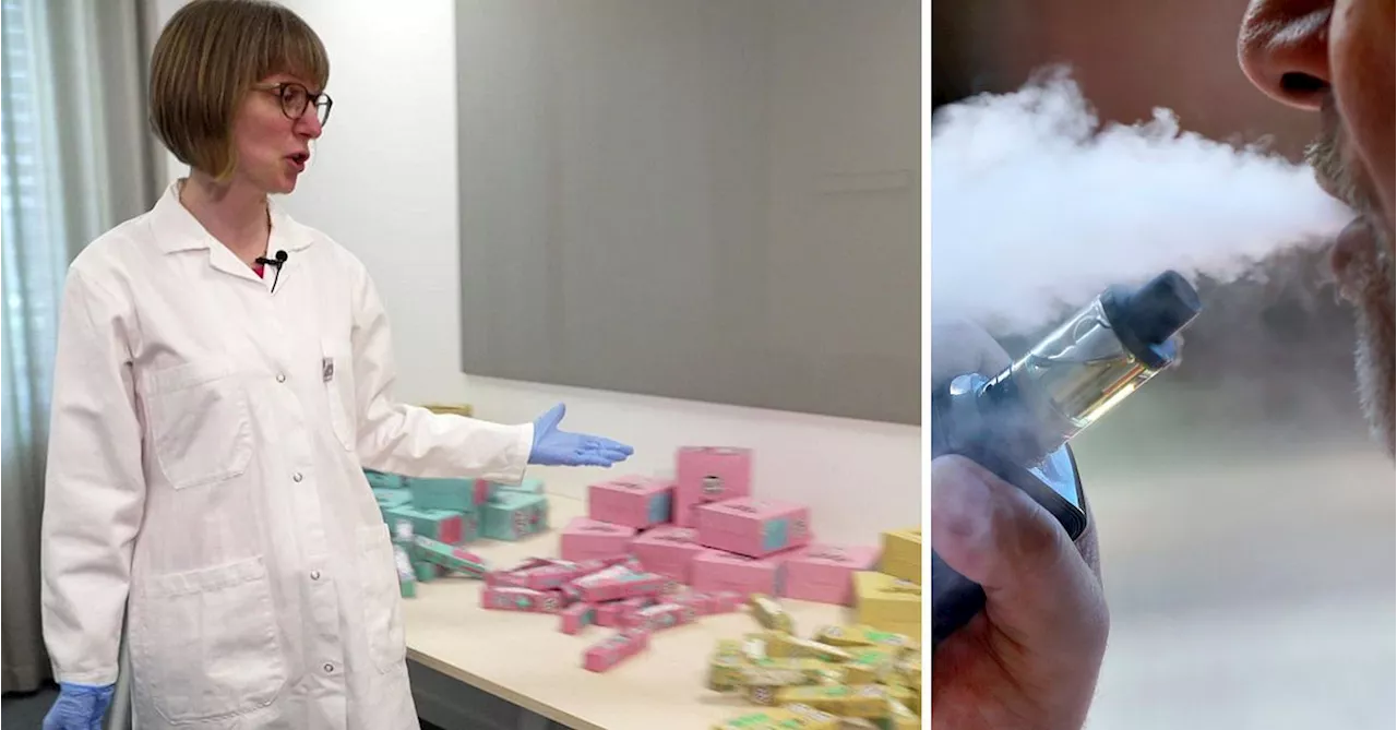 Tullens larm: Beslagtar vapes med cannabis som smakar godis