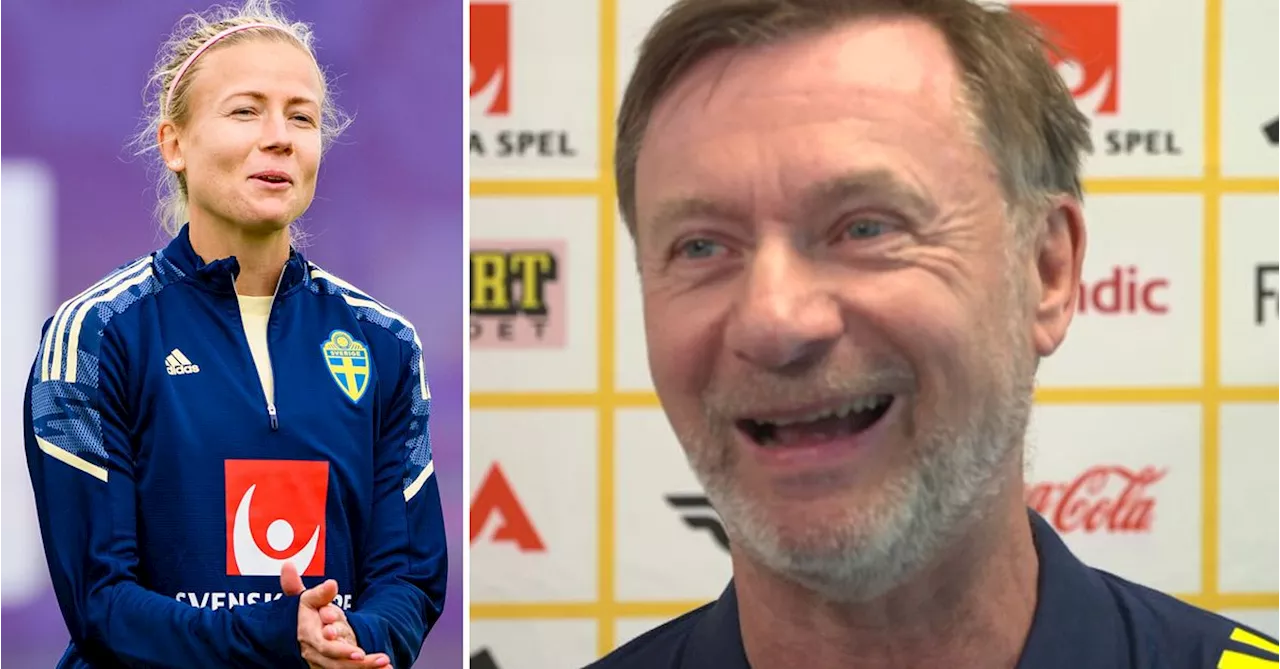 Fotboll: Stina Blackstenius och Elin Rubensson saknas i EM-kvaltruppen