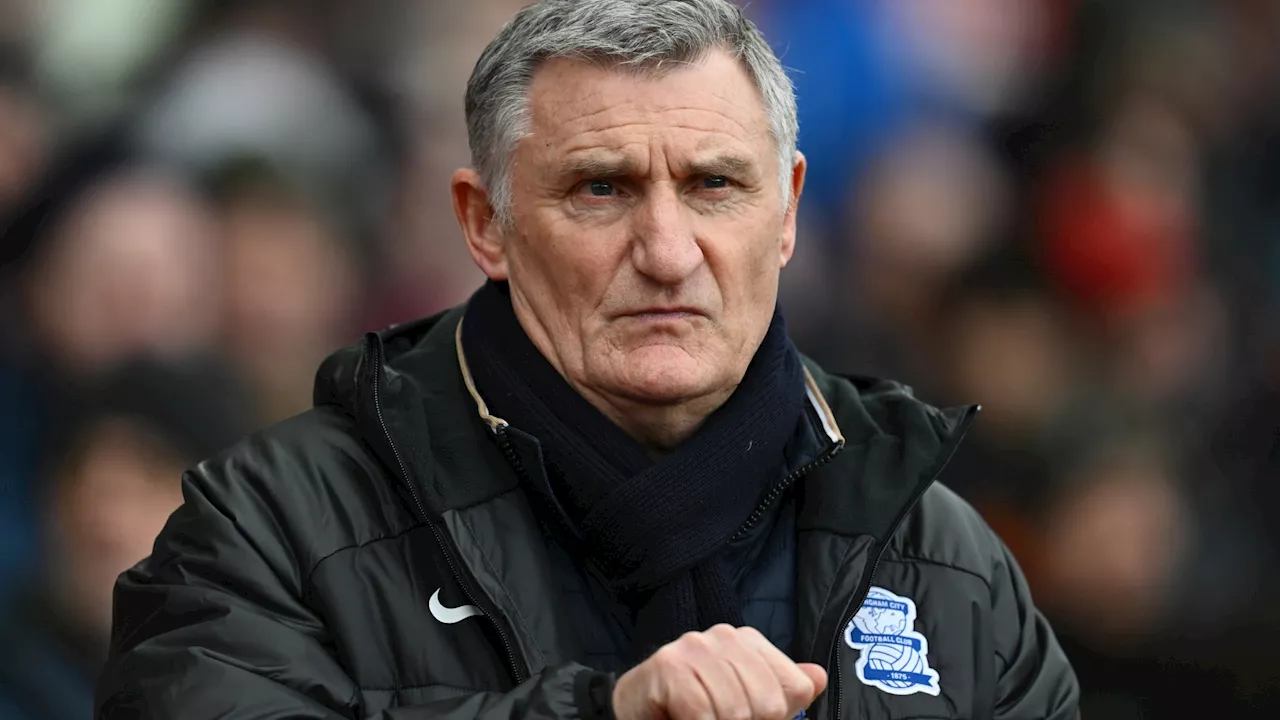 Tony Mowbray ‘regrettably’ steps down as Birmingham City boss due to health reasons...