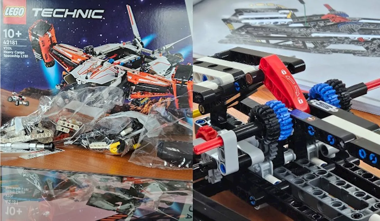 Build, Explore, Connect: Discover The Universe Of Teamwork With LEGO’s VTOL Heavy Cargo Spaceship LT81